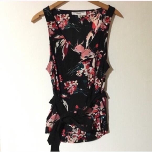 Derek Lam 10 C X Athleta Collaboration Lily Nikita Floral Top Size Medium - Picture 3 of 7